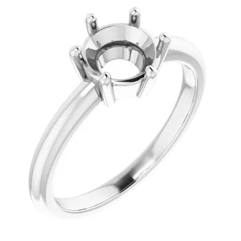 Classic 6 Prong East-West Solitaire Setting