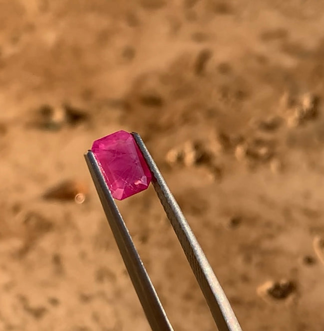July - 0.82ct Ruby