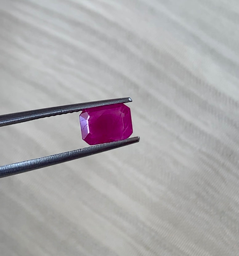 July - 0.82ct Ruby