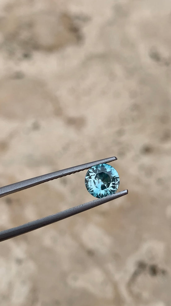 December - 1.02ct Blue Zircon