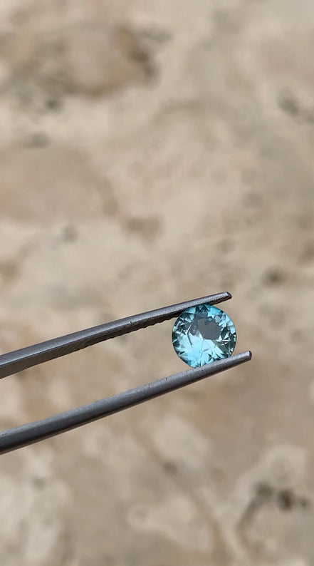 December - 1.02ct Blue Zircon