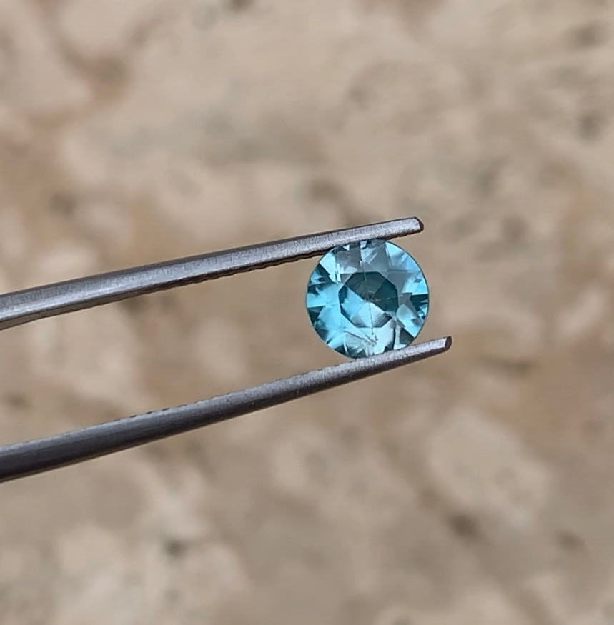 December - 1.05ct Blue Zircon