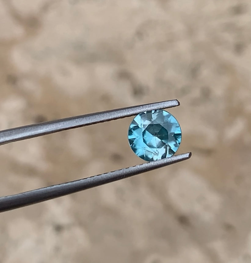 December - 1.05ct Blue Zircon